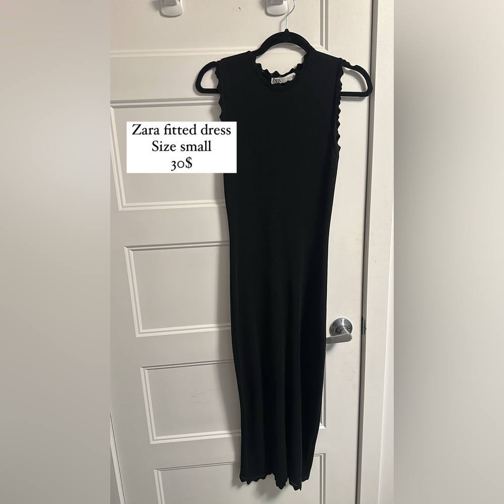 Long Black Dress from Zara